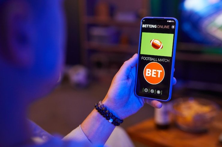 Antarmuka aplikasi mobile mechamato menampilkan pasar taruhan Liga 1 dan slot Aviator